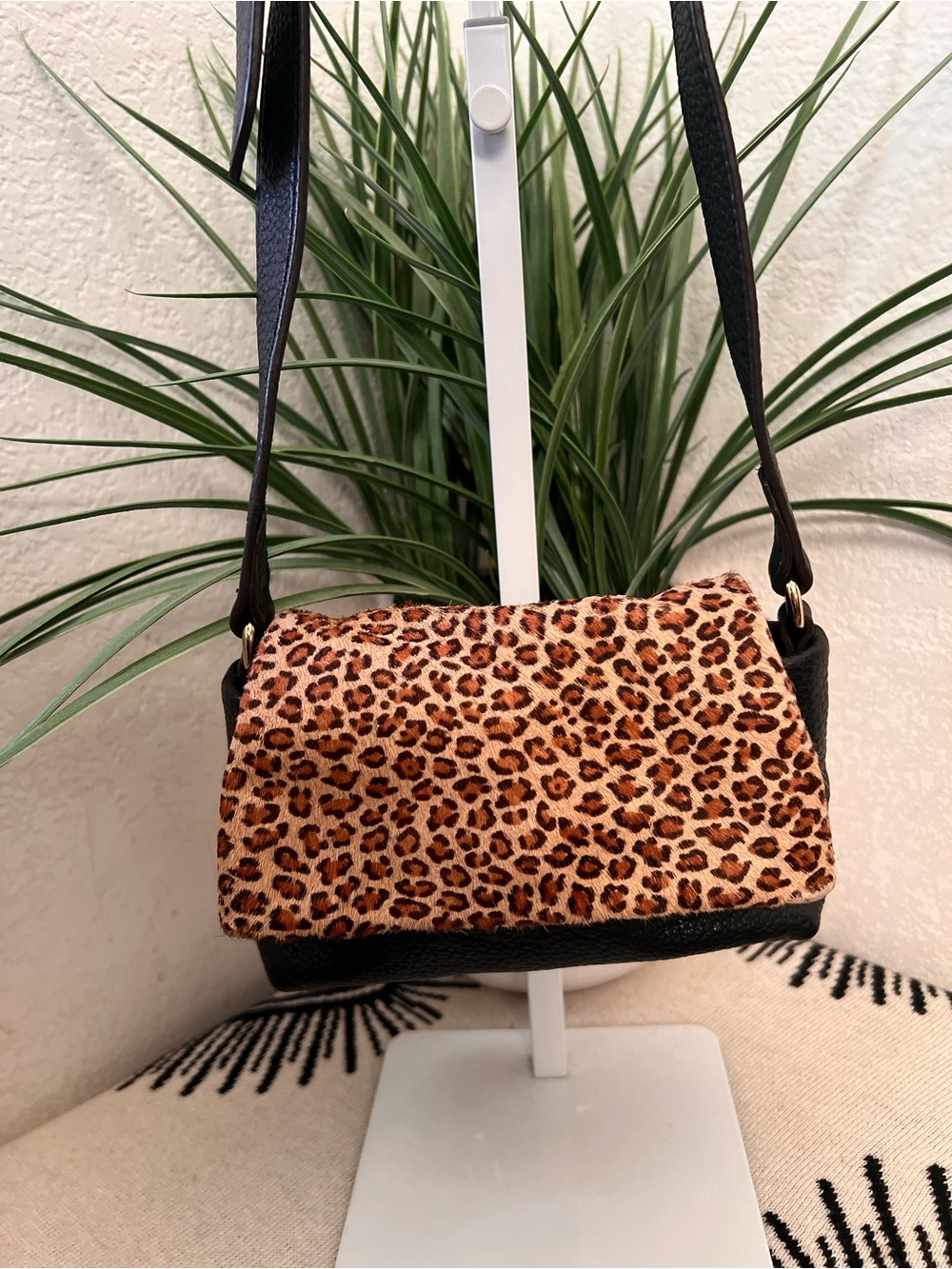 Aimee Kestenberg Novelty Preston Mini Leopard Crossbody Bag